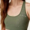 Born Living Yoga Top Apamala Dark Olive