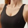 Born Living Yoga Top Padma Black