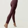 Born Living Yoga Legging Cargo Dark Cherry