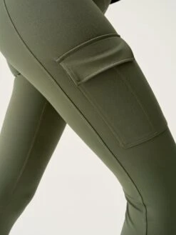 Born Living Yoga Legging Cargo Dark Olive