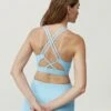 Born Living Yoga Top Cira Blue Bright