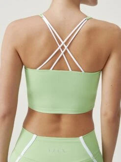 Born Living Yoga Top Daira Juice/White