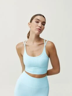 Born Living Yoga Top Dana Blue Soft