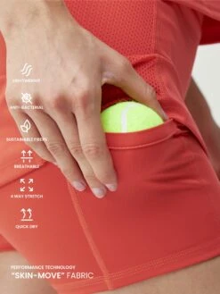 Born Living Yoga Skirt Davis Coral Bright