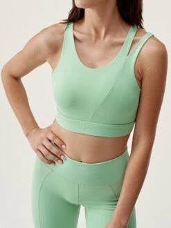 Born Living Yoga Top Gaia Green Stone