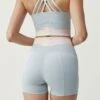 Born Living Yoga Short Kalinda Grey Soft