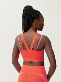 Born Living Yoga Top Latika Coral Bright/Fuxia Bright
