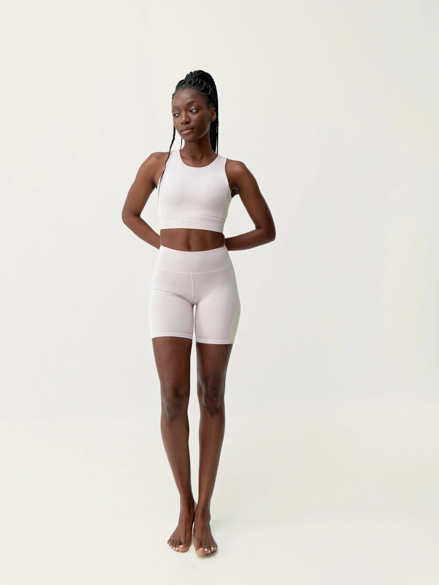 Born Living Yoga Top Latika Pink Soft/Tapioca Soft - Imagen 3