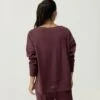 Born Living Yoga Sweatshirt Malik Dark Cherry