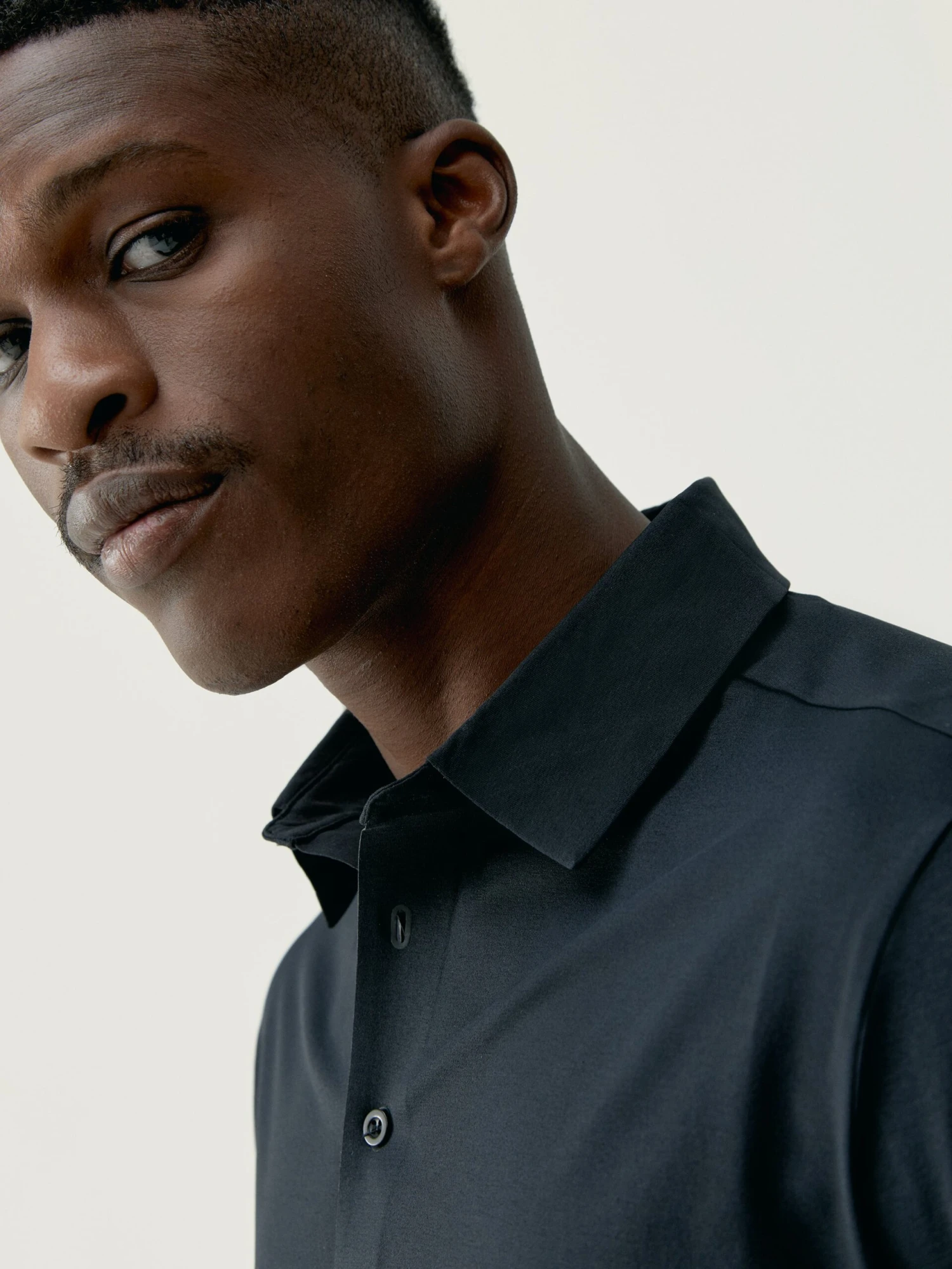 Born Living Yoga T-shirt Polo Maroni Black - Imagen 5