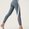 Born Living Yoga Legging Matsya Stormy Grey/Off White