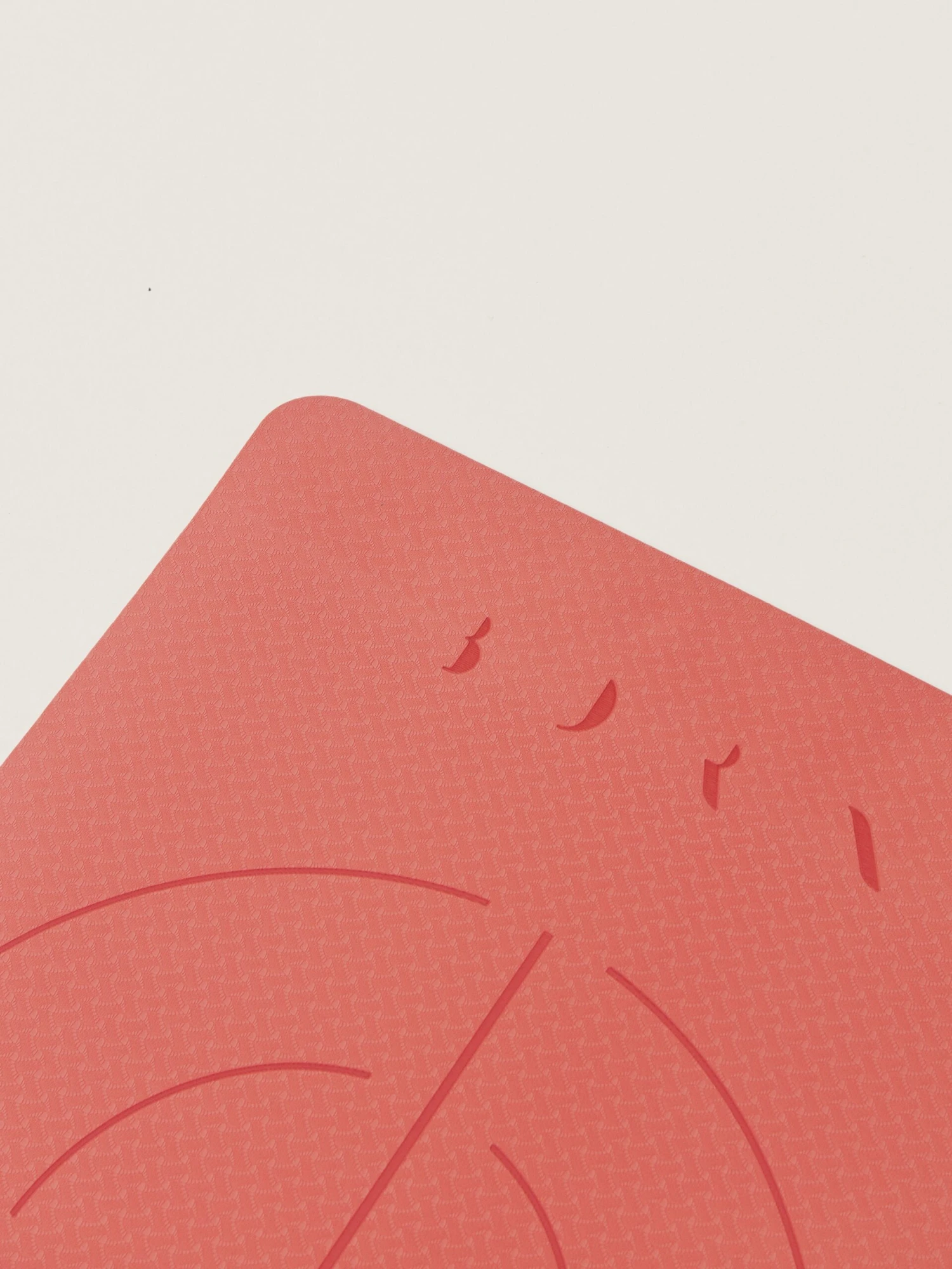 Born Living Yoga Mat Mat Wave-6Mm Coral Bright - Imagen 3