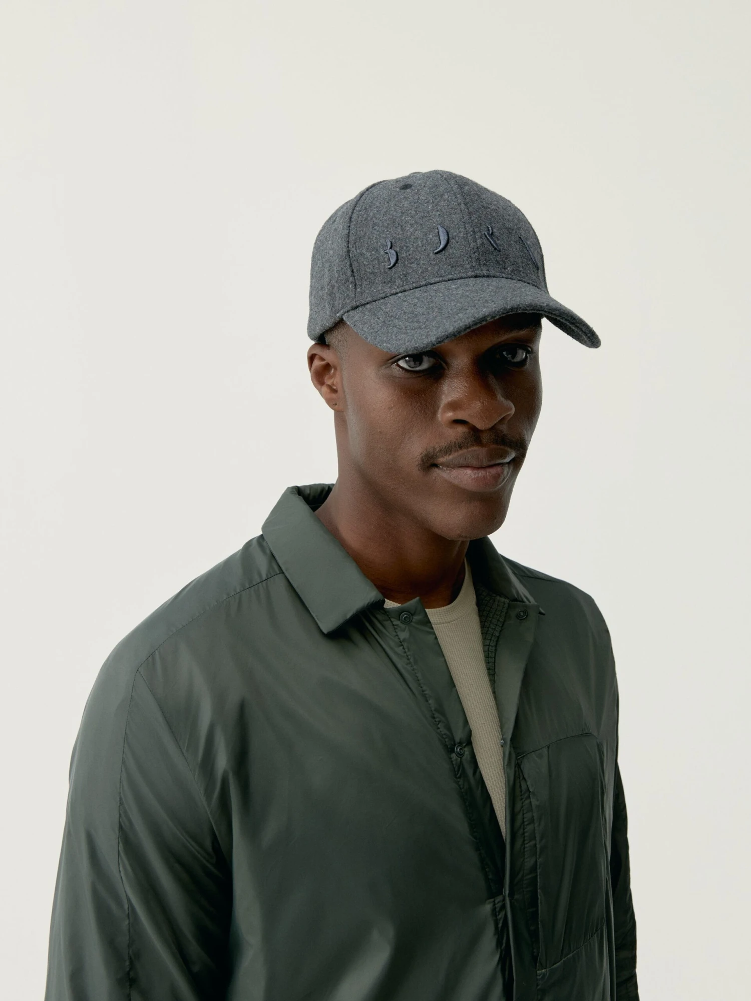 Born Living Yoga Cap Merin Grey Melange - Imagen 3