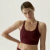 Born Living Yoga Top Mireia Burgundy Cilene