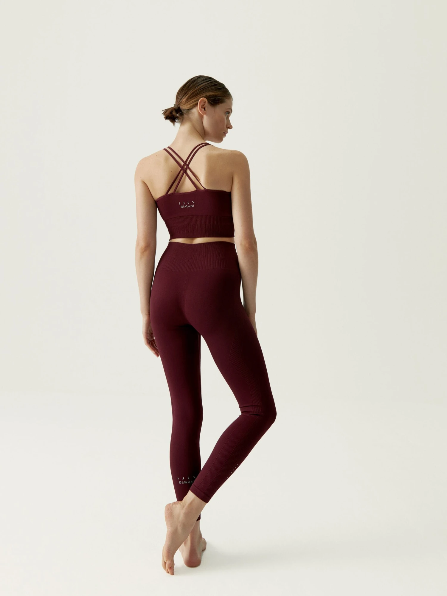 Born Living Yoga Legging Nadia Burgundy Cilene - Imagen 3