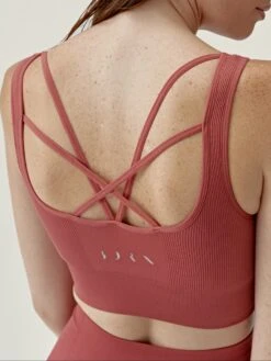 Born Living Yoga Top Naisha Terracota