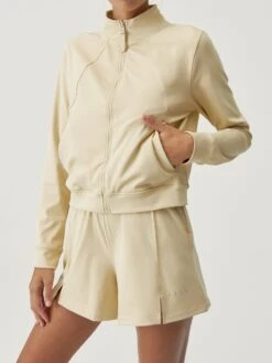 Born Living Yoga Jacket Naoko Oat Milk