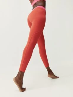 Born Living Yoga Legging Navani Coral Bright/Fuxia Bright
