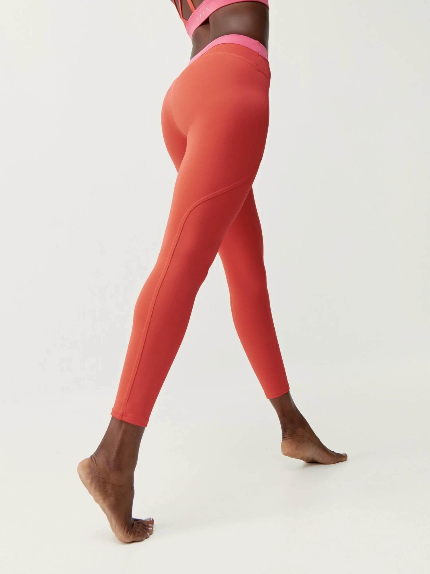 Born Living Yoga Legging Navani Coral Bright/Fuxia Bright