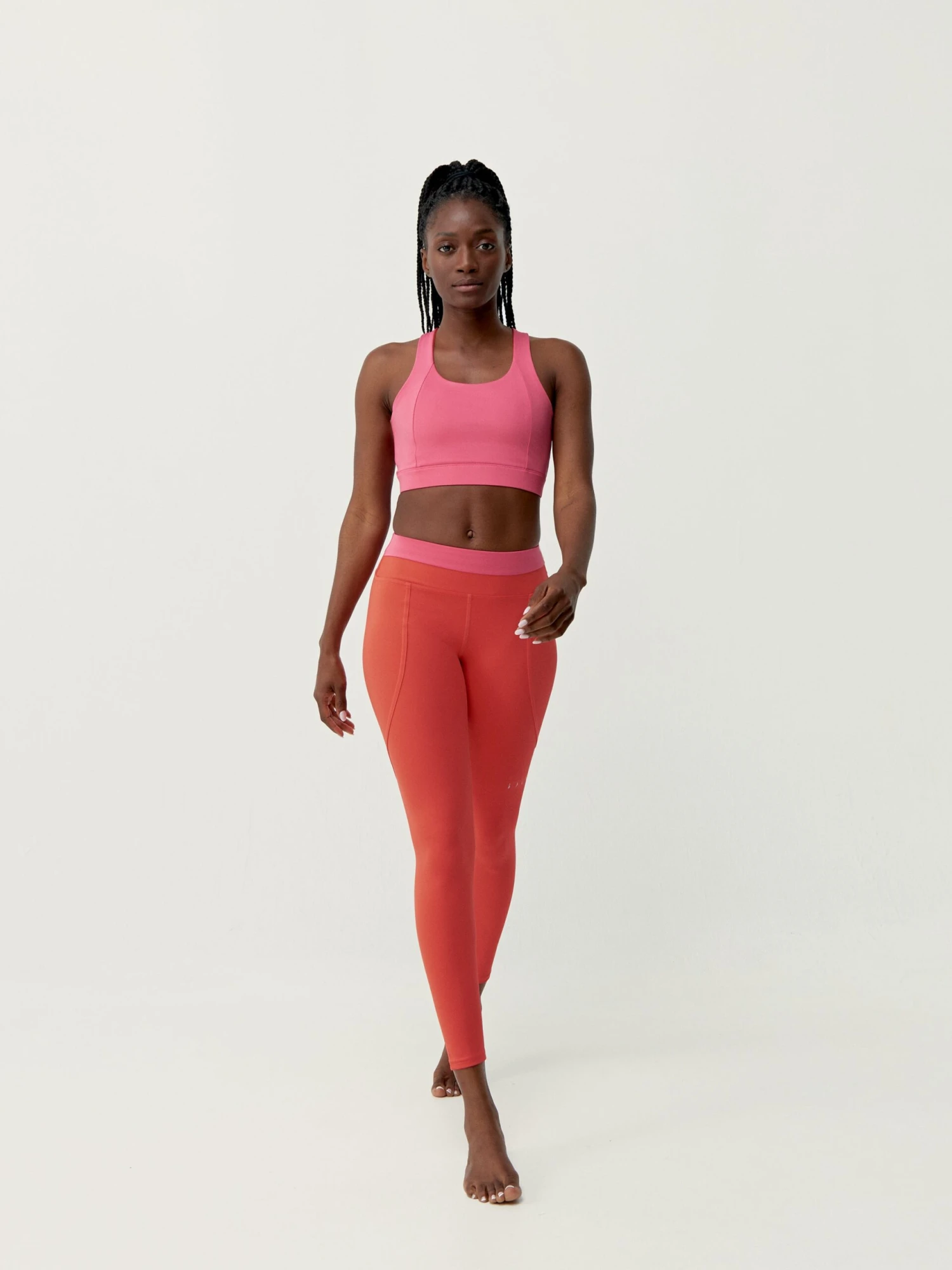 Born Living Yoga Legging Navani Coral Bright/Fuxia Bright - Imagen 3