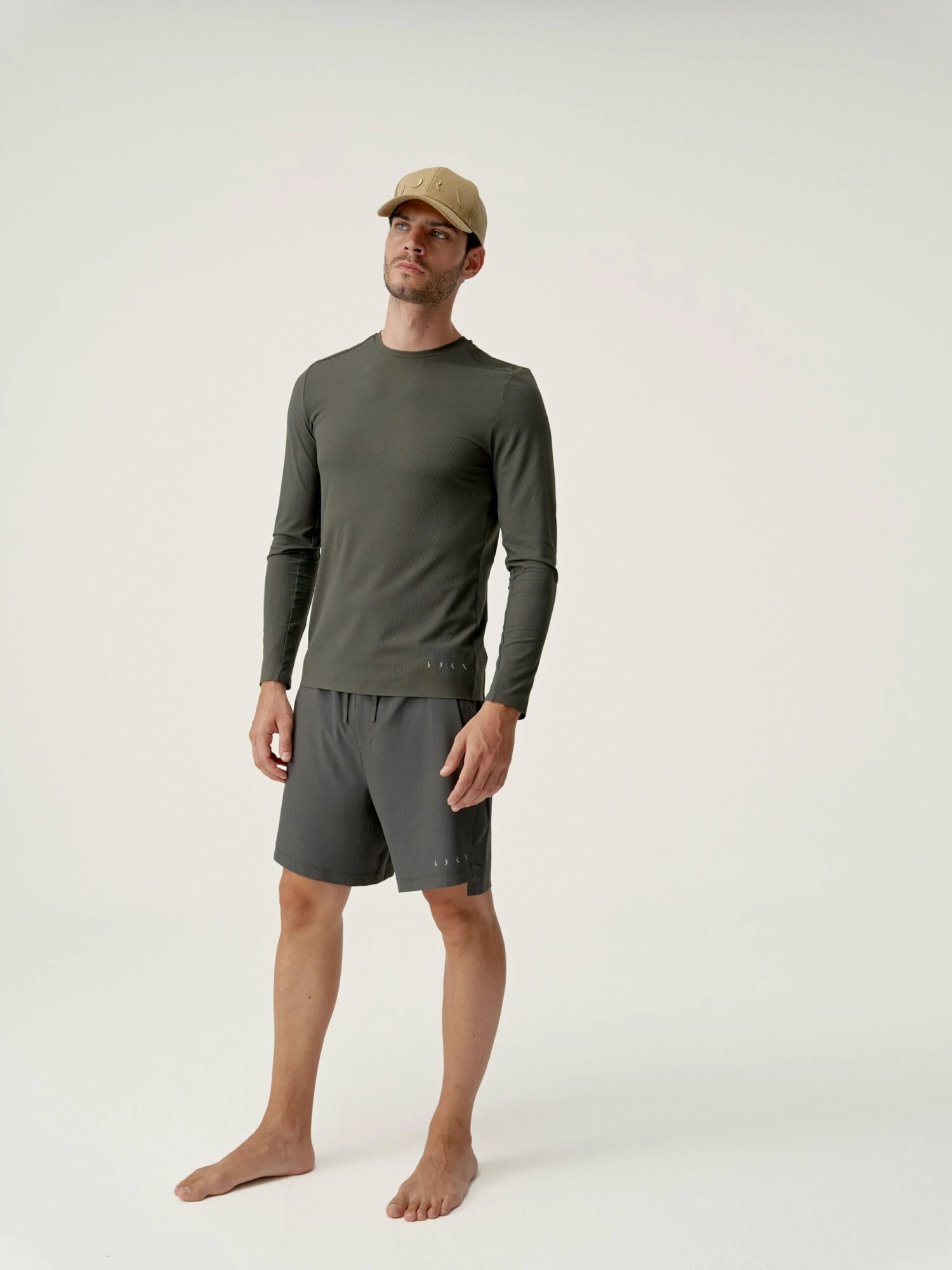 Born Living Yoga T-Shirt Nekong Deep Kaki - Imagen 3