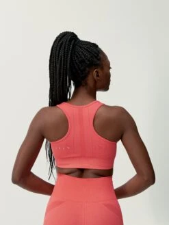 Born Living Yoga Top Nish Coral Bright