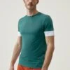 Born Living Yoga T-shirt Odet Basil Green/White