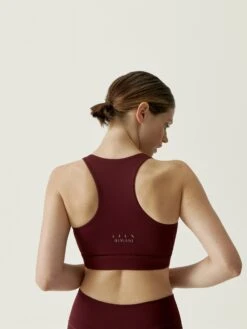 Born Living Yoga Top Ona Burgundy Cilene