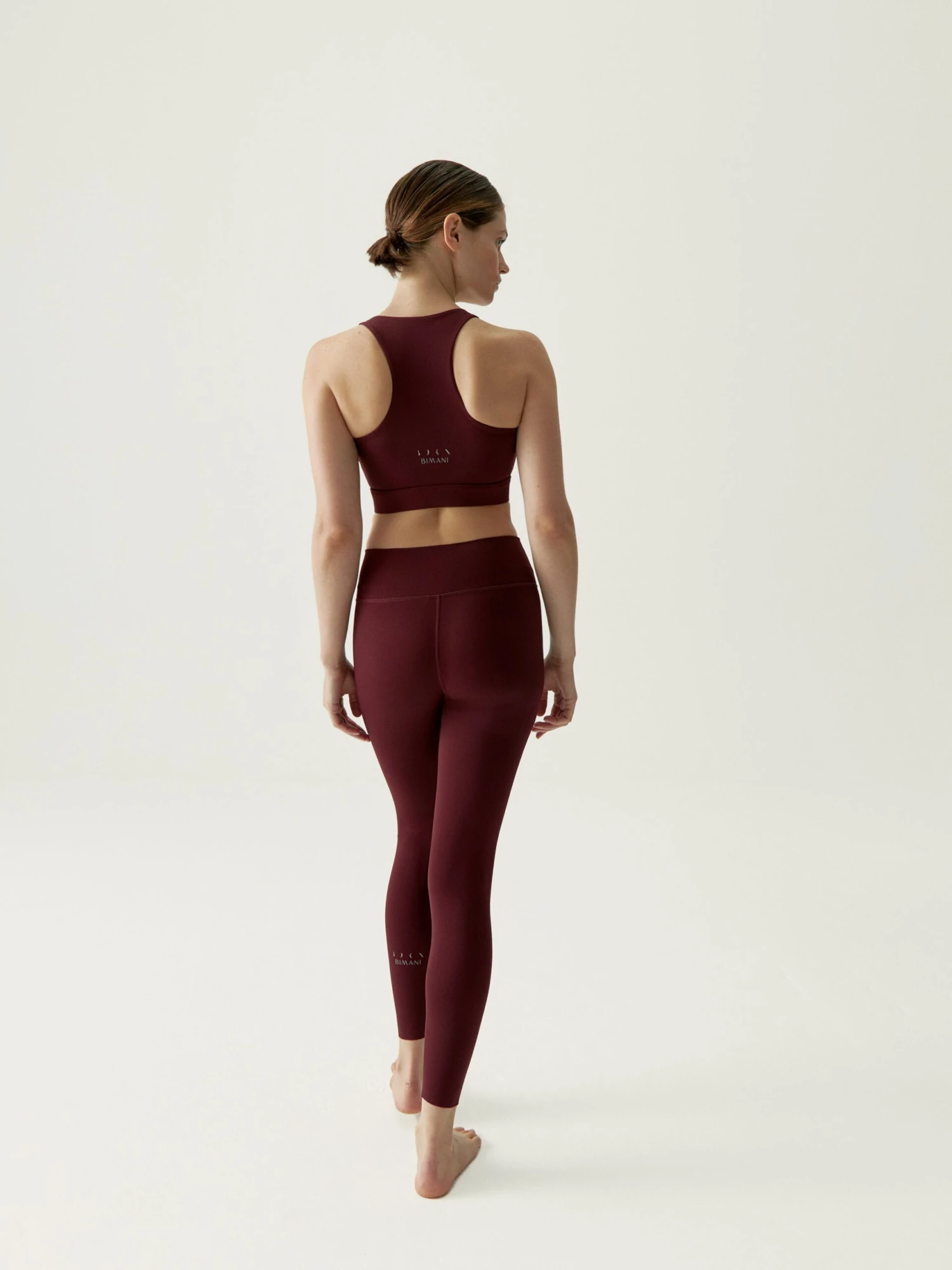Born Living Yoga Top Ona Burgundy Cilene - Imagen 4