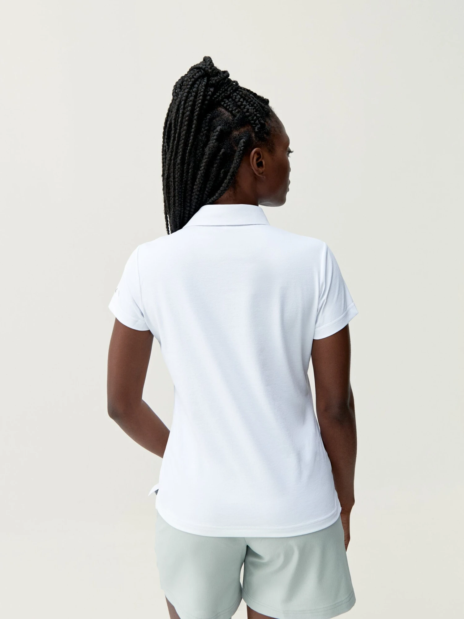 Born Living Yoga Shirt Polo Open White - Imagen 2