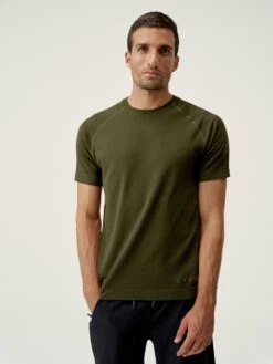 Born Living Yoga T-Shirt Otawa Bleached Kaki