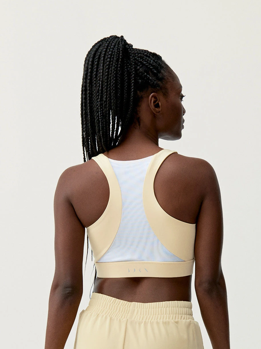 Born Living Yoga Top Padma Ivory/Off White - Imagen 2