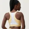 Born Living Yoga Top Padma 2.0 Yellow Soft/White