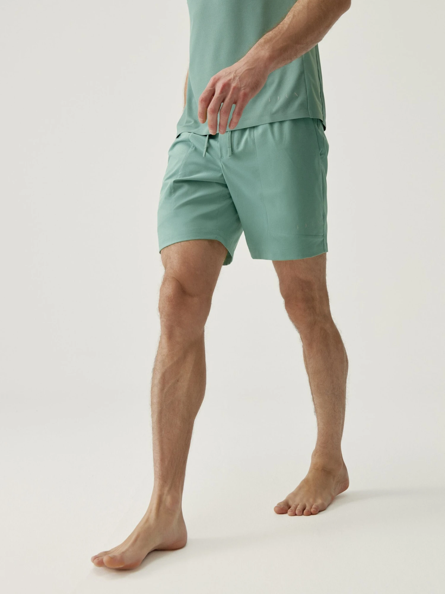 Born Living Yoga Short Rhein Salvia Green