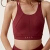 Born Living Yoga Top Saril Bordeaux