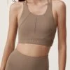 Born Living Yoga Top Saril Walnut