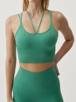 Born Living Yoga Top Selene Green Foliage