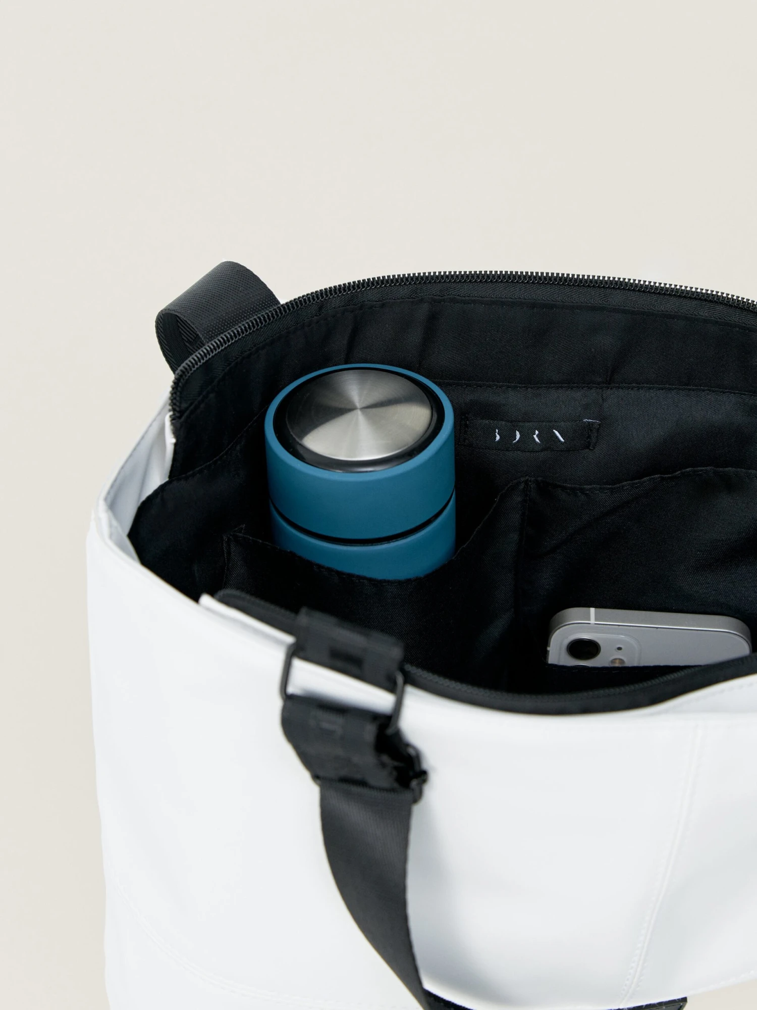 Born Living Yoga Bag Smart Bobi Off White - Imagen 2