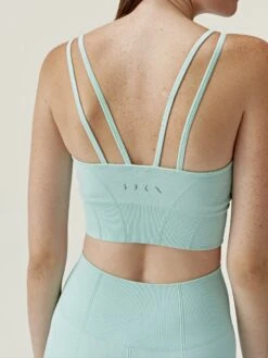 Born Living Yoga Top Sureya Blue Ice