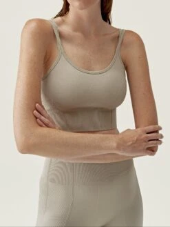 Born Living Yoga Top Sureya Pumice