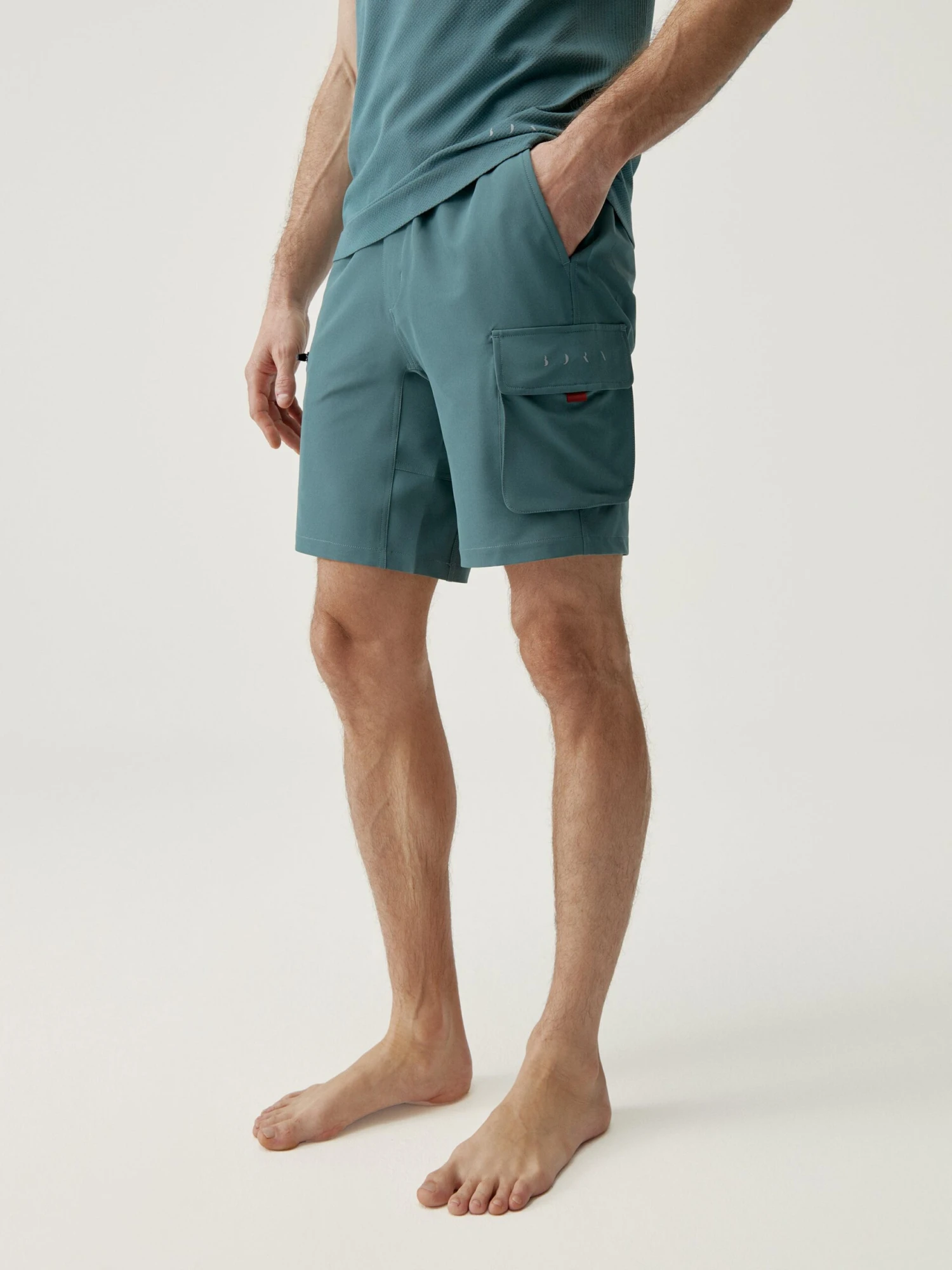 Born Living Yoga Short Yukon Grey Green
