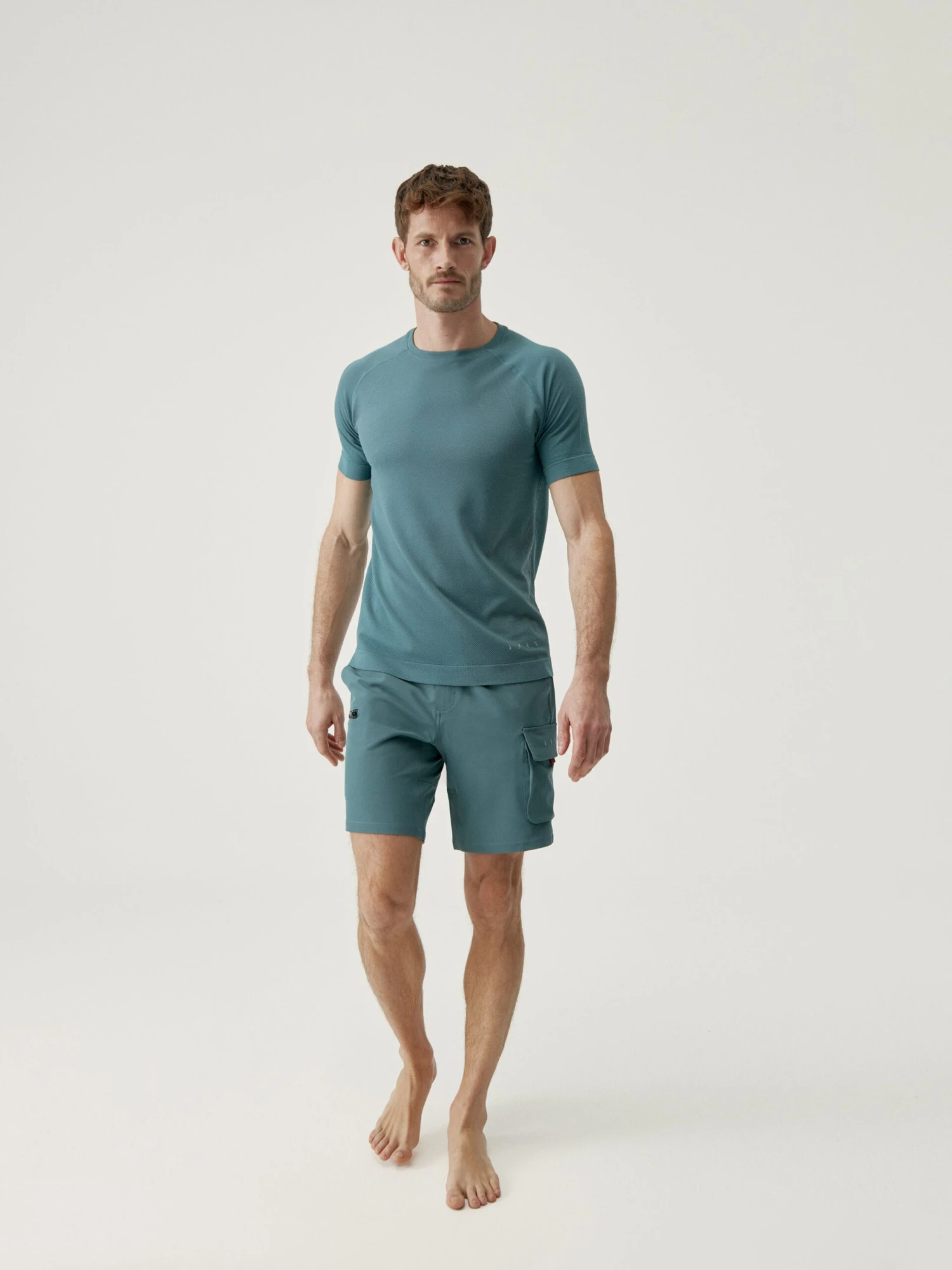 Born Living Yoga Short Yukon Grey Green - Imagen 8