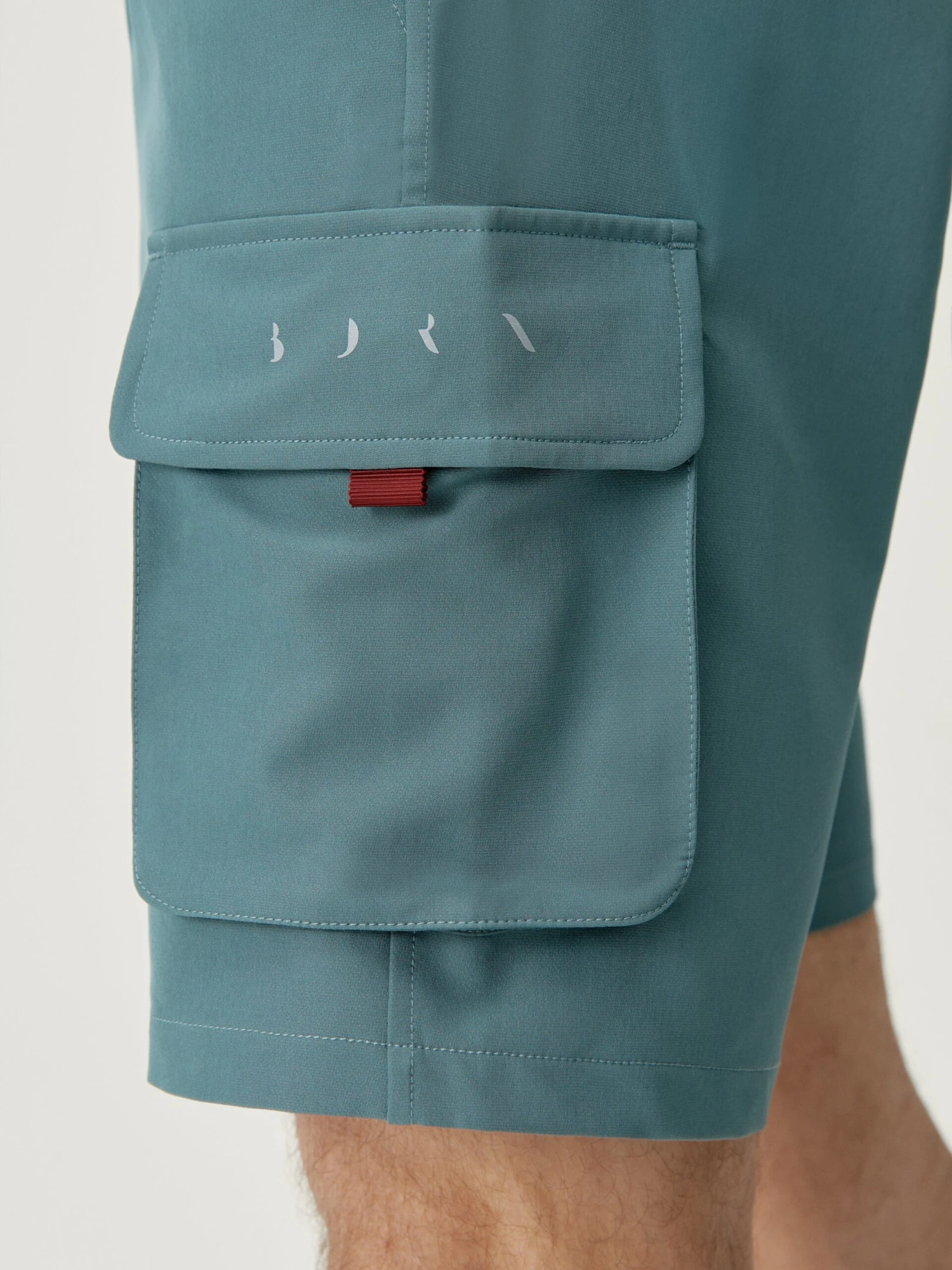 Born Living Yoga Short Yukon Grey Green - Imagen 5