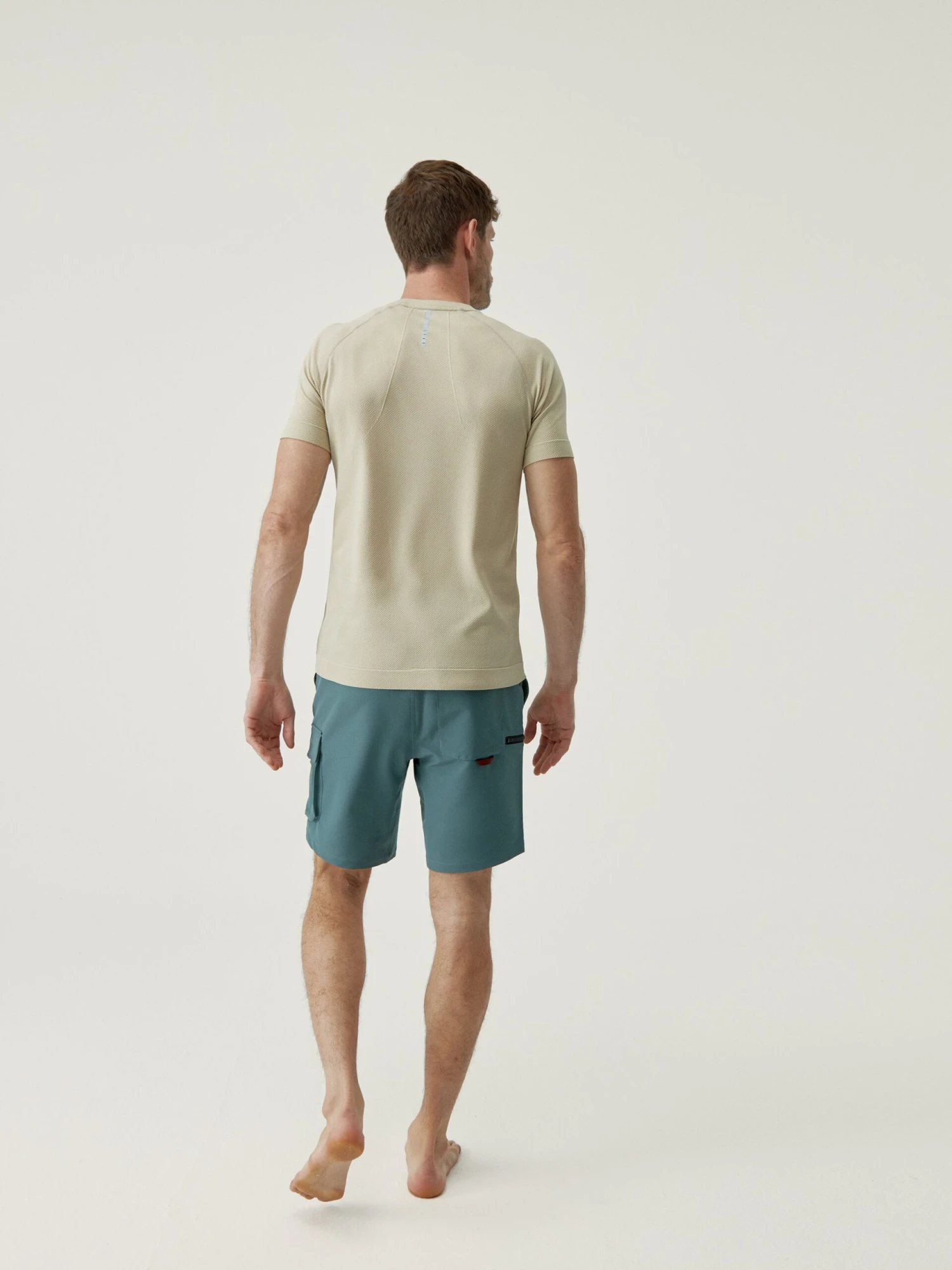 Born Living Yoga Short Yukon Grey Green - Imagen 7